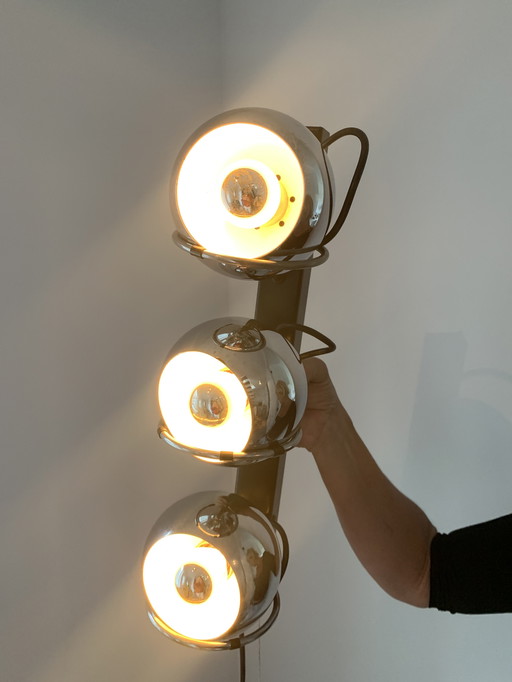 Gepo vintage wandlamp - uniek met 3 lichtpunten bulpa