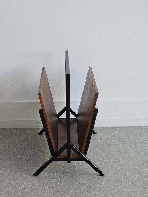 Image 1 of Vintage teak magazine rack
