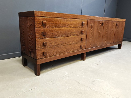 Image 1 of Vintage wengé wooden sideboard, 1960s 