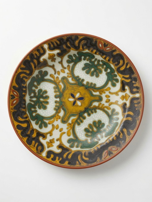Bol en faïence de Gouda vintage - Rhodian 1002, Garuda Holland 1165/35 cm