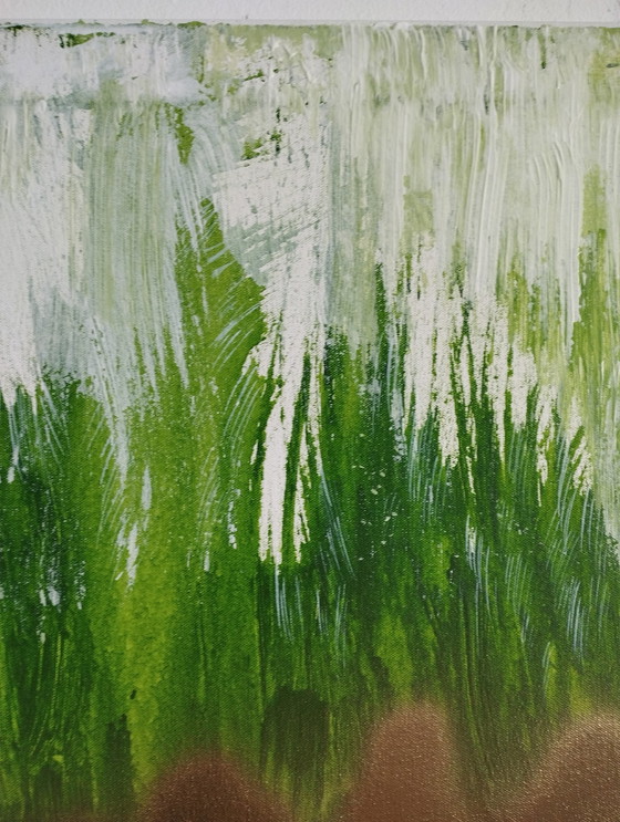 Image 1 of Natia Antadze Abstract Composition 90x90 cm