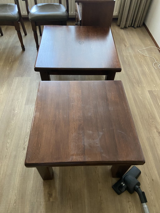 Brutalist Eikenhout Tafel Eikenhouten Tafels