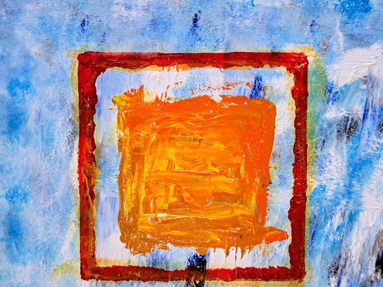 Image 1 of Enzo SAN MARCO - Squares in the infinity - Artist painting
