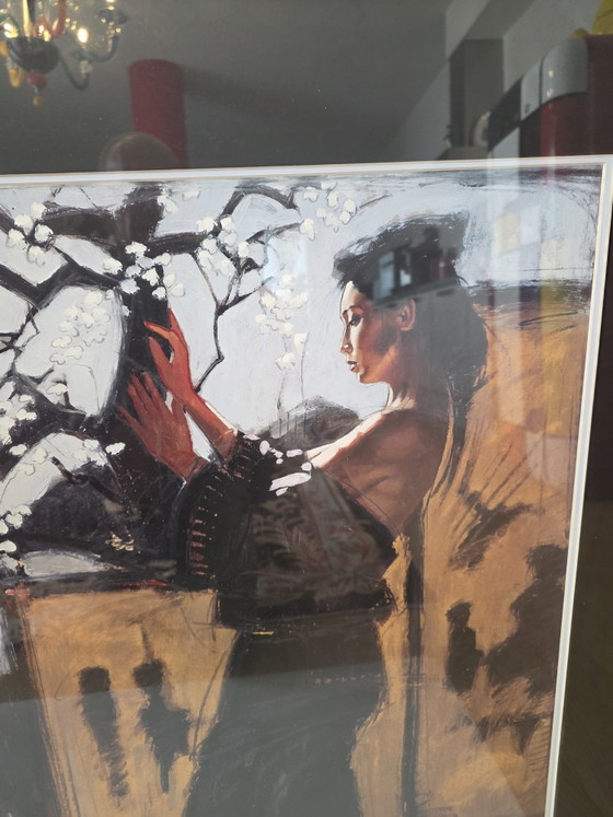 Nico Vrielink – Groot Ingelijst Kunstwerk (1992) – Handgesigneerd & Genummerd (421/500) – Mint Staat! (photo 7 of 14)