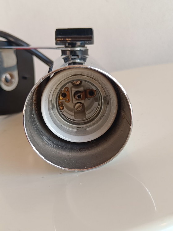 Image 1 of Vintage Targetti chromen spot, Serie 5003, verstelbare lamp van Italiaans design.