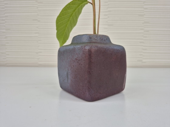 Image 1 of Chimney vase. Vintage block vase/ikebana.