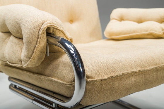 Image 1 of  Set of Three-Seater Borkum Sofa and Armchairs by Johan Bertil Häggström for Ikea, 1970s