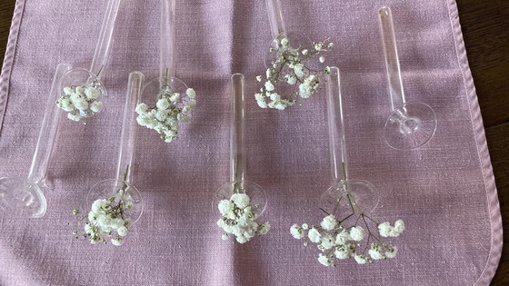 Image 1 of Vasi in vetro con gambe sottili e sottili