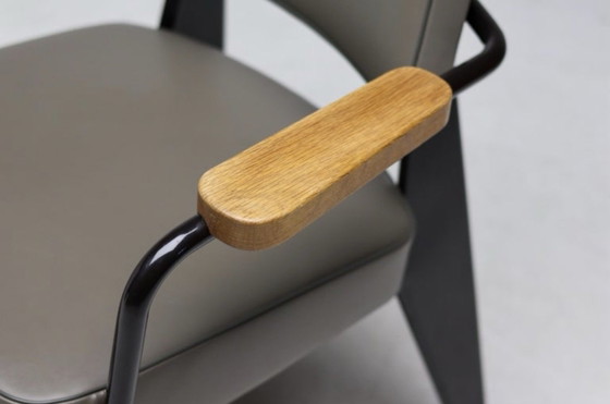 Vitra Jean Prouvé Direction Fauteuil – G-Star RAW | Rare First Edition #879 – Poltrone, Alluminio, Pelle (photo 11 of 14)
