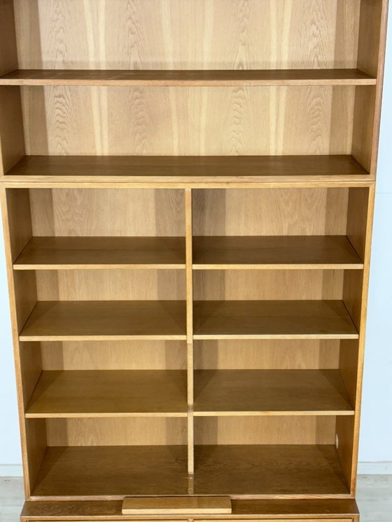 Image 1 of Mid-century classic: IKEA MTP shelf / highboard / sideboard – oak – design Marianne Richter