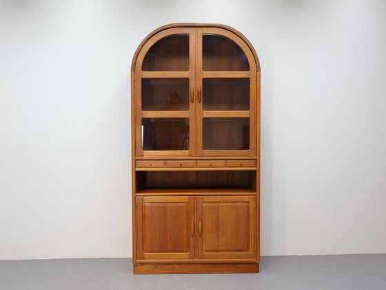 Danish arched cabinet Dyrlund solid teak display cabinet 1990s | 5998 – Glass, Scandinavian (photo 4 of 5)