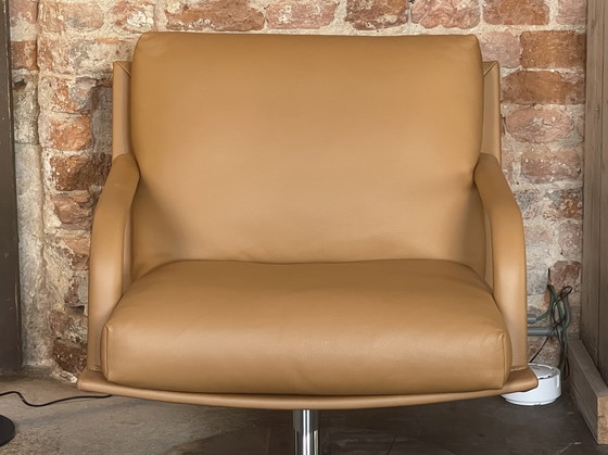 Image 1 of Leolux Kudo sedia girevole Ceras Brandy