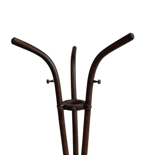 Vintage rotan manou kapstok 