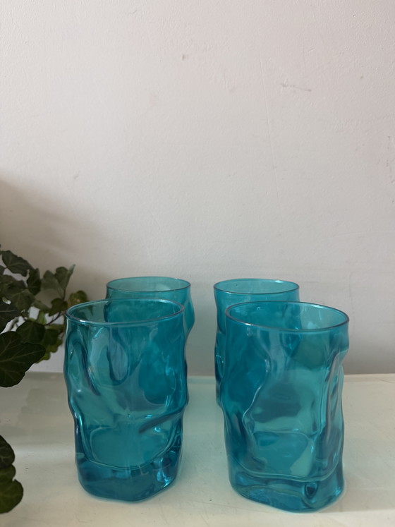 Image 1 of Bormioli Rocca Azur vidrio azul italiano