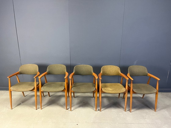 Image 1 of Sedie da pranzo vintage in teak di Casala, anni '60