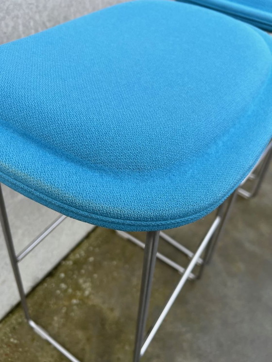 Image 1 of 4X Cappellini Hi Pad Stool Blue