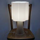 Irma Table Lamp | Beige & white