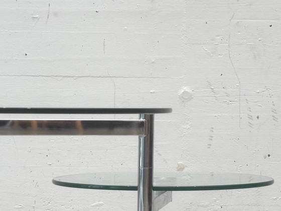 Swivel side table, 1970s – Coffee tables, Glass (photo 3 of 9)