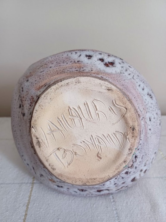 Vaso Decorativo Brutalista Vintage Vallauris – Ceramica d'Arte - Francis & Josette Bonaudi (anni '50/'60) (photo 3 of 6)