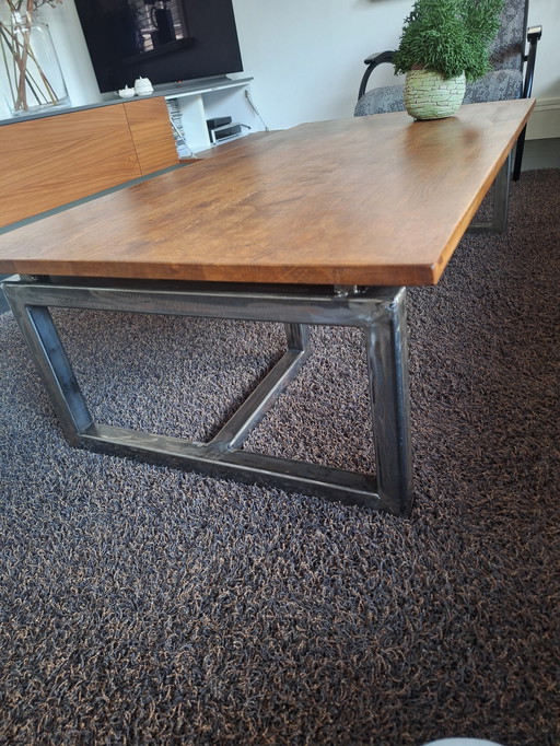 Industrial coffee table