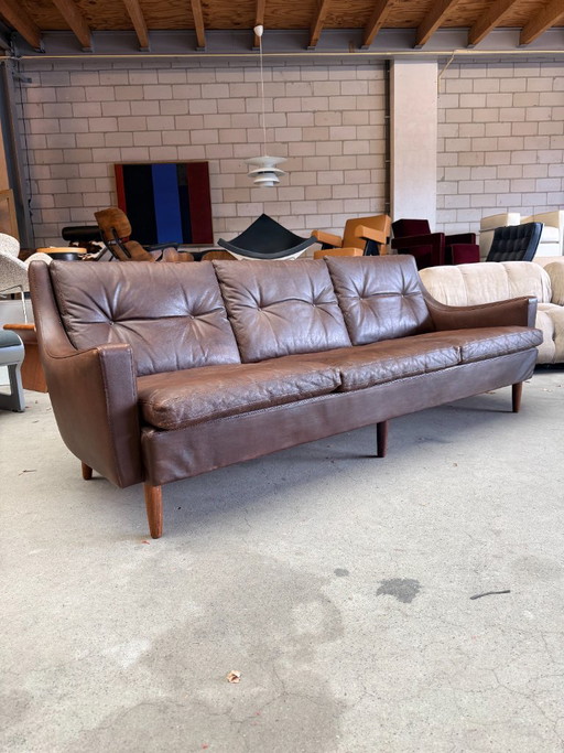 Divano vintage Vejen di Georg Thams – banken, Leather, Wood