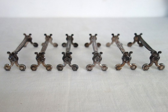 6 poggia-coltelli antichi Christofle in metallo argentato – Accessori da tavola (photo 2 of 9)
