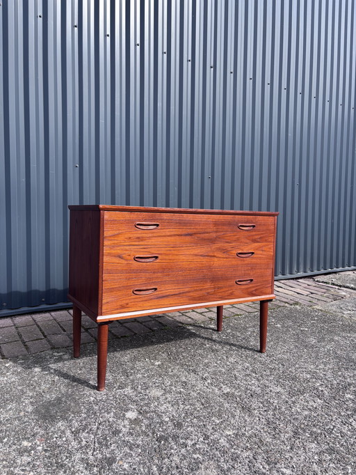 Vintage Ladekast Teak