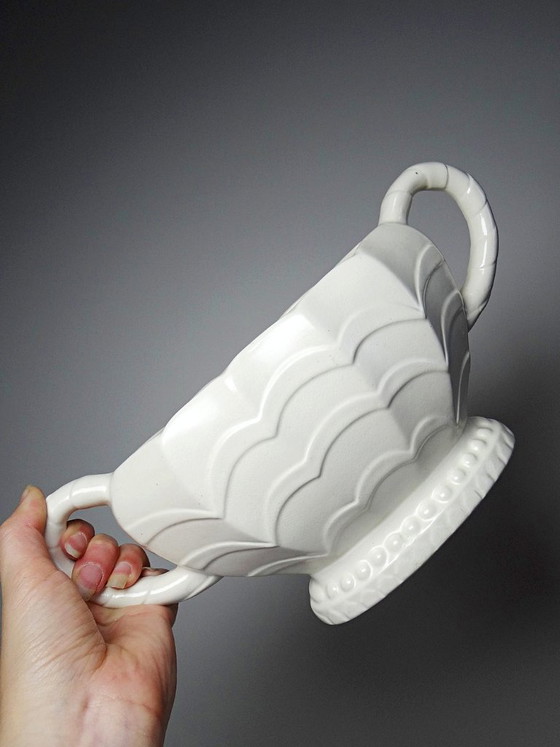 Image 1 of Small vintage Art Deco planter, Price Brothers England, earthenware, 1950s