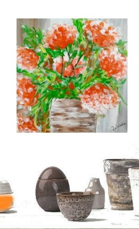 Image 1 of Blumen in der Vase Malerei (4)