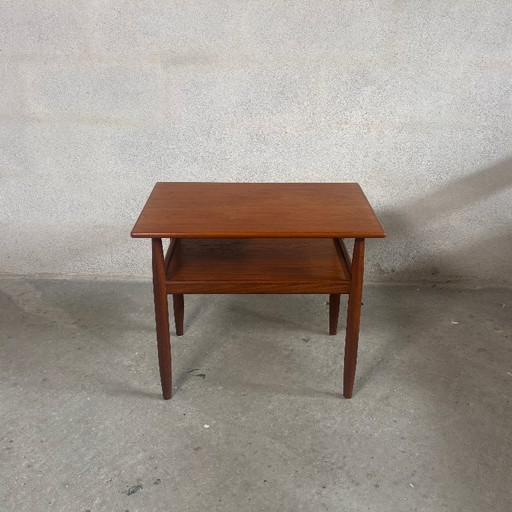 Teak Side Table by Ejvind A. Johansson for Vitré – bijzettafels, Wood (photo 2 of 7)