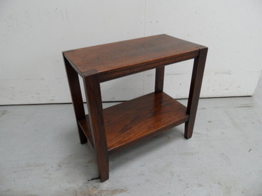 Table d'appoint vintage en chêne