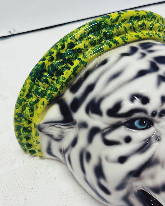 Image 1 of Tiger White Ceramic Wall Shelf