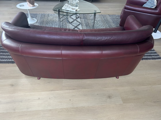 Leolux Jacaranda 2.5-seater leather sofa and armchair. – 2 seaters (photo 3 of 8)