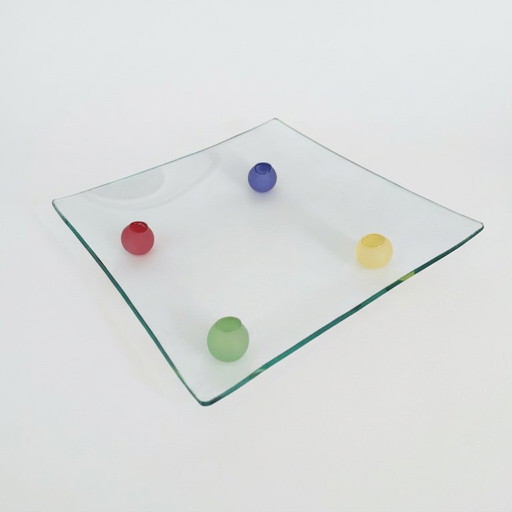 Frutero de cristal de Montana Design, años 80