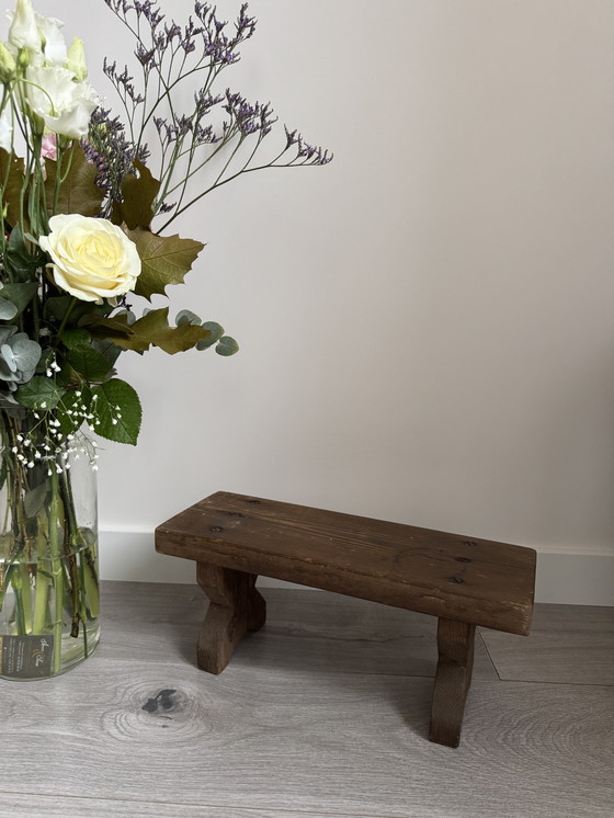 Image 1 of Vintage houten kruk