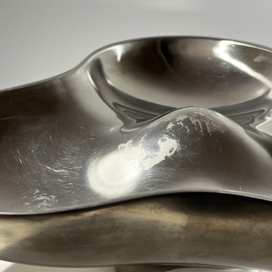 Tripartite Dish in Stainless Steel by Karim Rashid for Georg Jensen, Denmark, 1970s – Crockery, Metal, Design (photo 2 of 13)