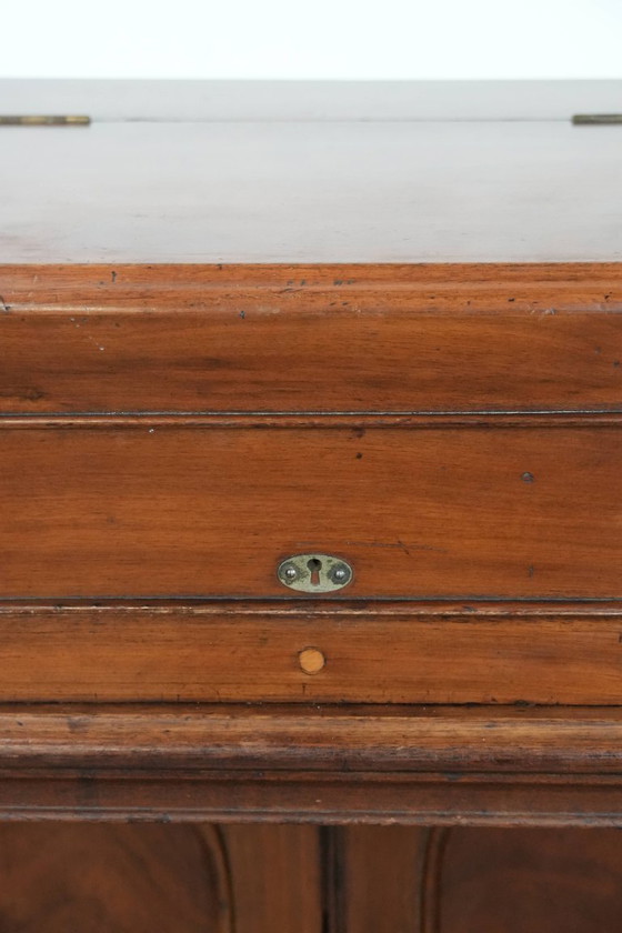 Image 1 of Antique standing desk/counter/English writing table from the 19th century