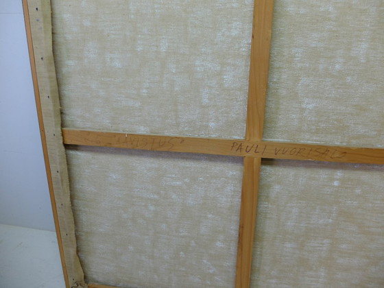 Image 1 of Olio su tela, firmato e datato 1970, di Pauli Vuorisalo, pittore finlandese