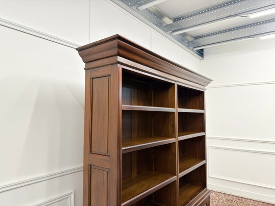Libreria classica inglese semi-aperta – Librerie, Legno, Ottone (photo 7 of 13)