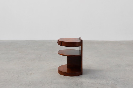 Image 1 of Comodino o mobile in legno di Michel Dufet in stile Art Déco, Francia, 1930 ca. 1930