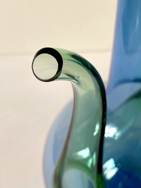 Image 1 of Kühlkaraffe mit Eisbehälter von Jan Johansson für Orrefors Schweden