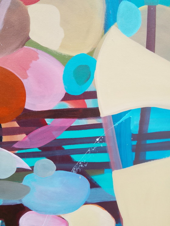Acrylschilderij 70x150cm – Kunst, Canvas (photo 6 of 15)