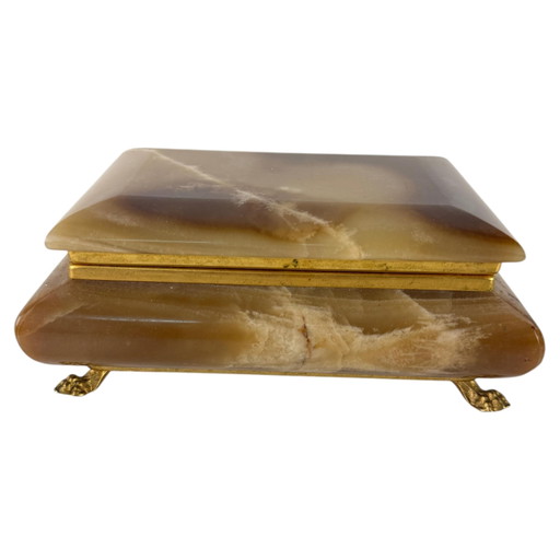 Portagioie italiano in Lucite fumé e sughero naturale, 1970