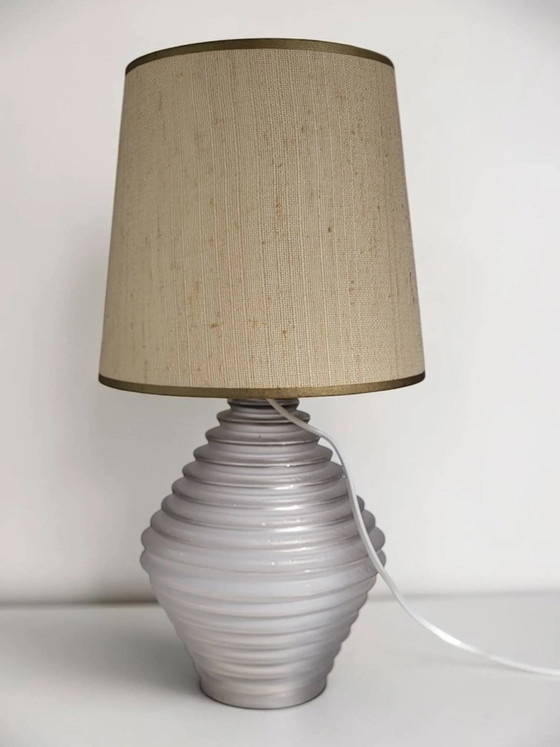 Frosted glass lamp, France, circa 1930-50 – Table lamps, Crystal, Art Deco (photo 4 of 9)