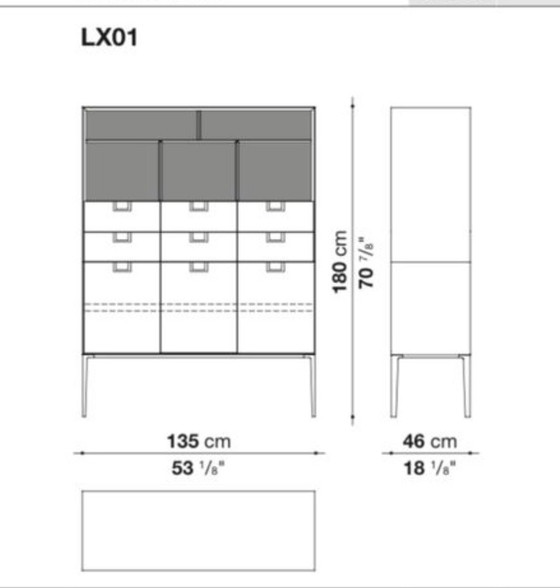 Image 1 of Mueble aparador Alcor con cajones y puertas de Maxalto B&B Italia