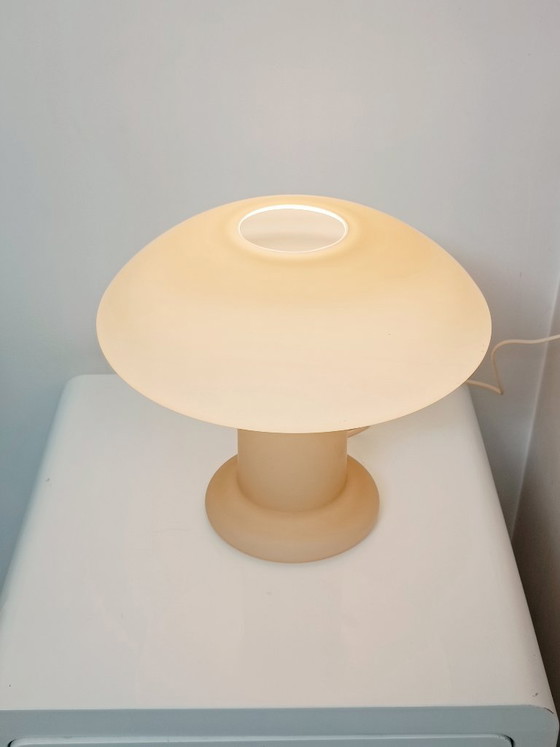 Lampe Champignon Par Hustadt Leuchten 1970s Grand Modèle – Glass (photo 7 of 8)