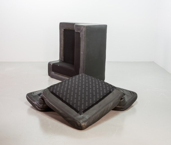 Canapé modulaire Jeep en cuir gris, années 1970, ensemble de 4 – Durlet, Canapés modulables, Leather (photo 37 of 38)