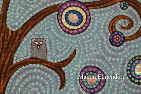 Image 1 of Unique Hand-Painted Painting "No Place Like Home"