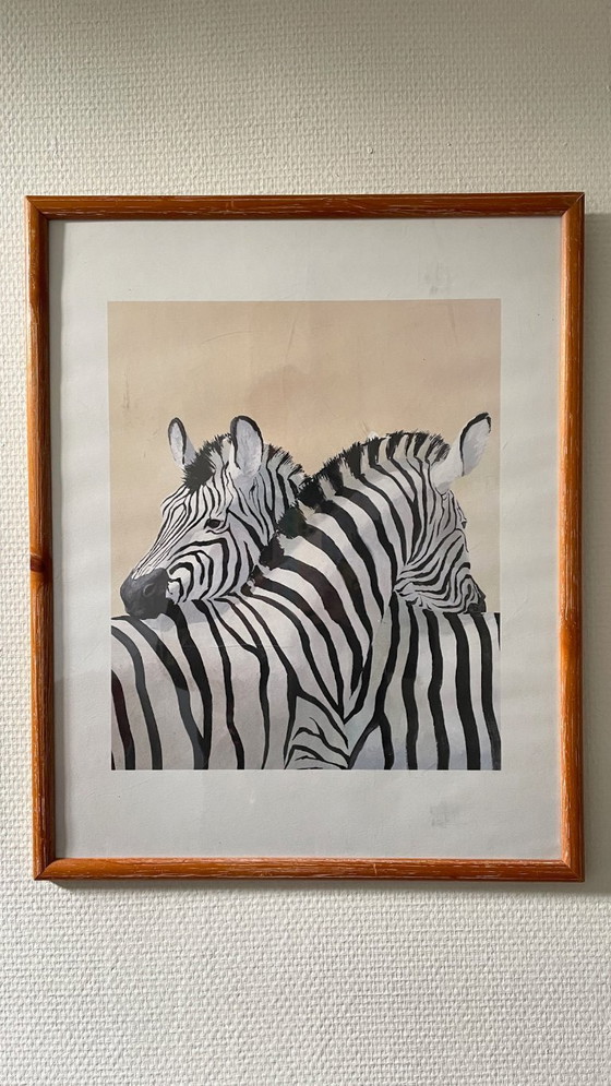 Image 1 of TABLE 2 Vintage Zebras