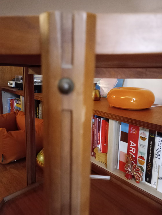 Image 1 of Achteckiger mid century Servierwagen aus Teakholz, Italië 60er